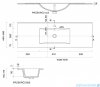 Oltens Vernal umywalka 101x46 cm meblowa 41207000